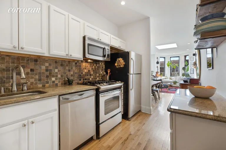 New York City Real Estate | View 749 Union Street, 4R | Traditional Kitchen w/ Stainless Steal Appliances  | View 4