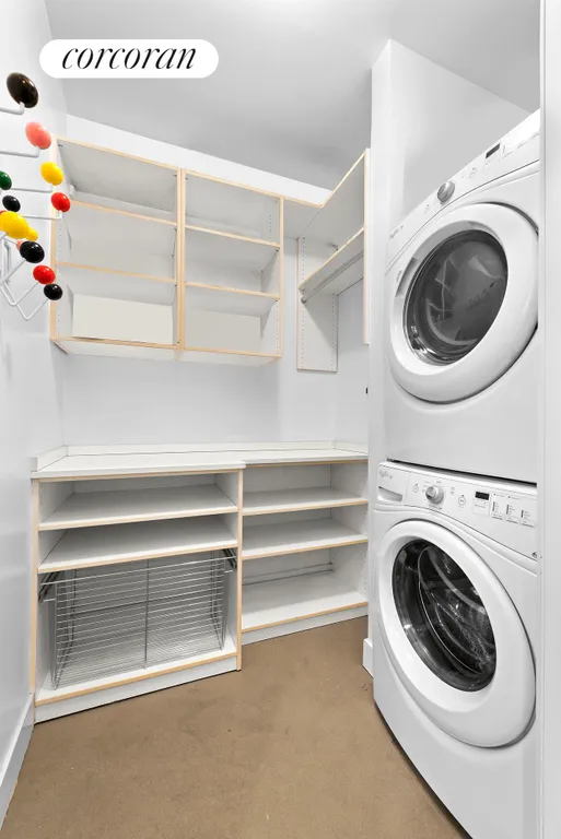 New York City Real Estate | View 25 Ann Street, 8 | Laundry Room in Apt | View 12