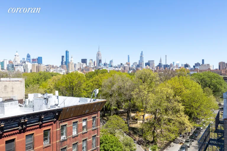 New York City Real Estate | View 99 Ave B, 6F | Park View from the Roof Terrace | View 10
