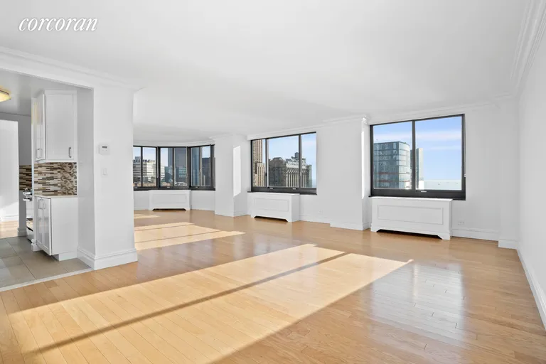 New York City Real Estate | View 200 Rector Place, 40D | 2 Beds, 3 Baths | View 1
