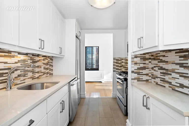 New York City Real Estate | View 200 Rector Place, 40D | Kitchen | View 3