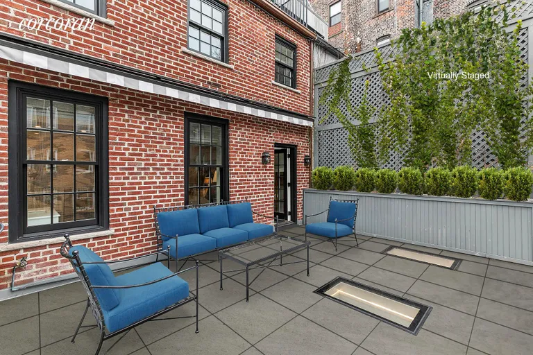 New York City Real Estate | View 32 Perry Street | Primary Suite South Facing Terrace | View 11