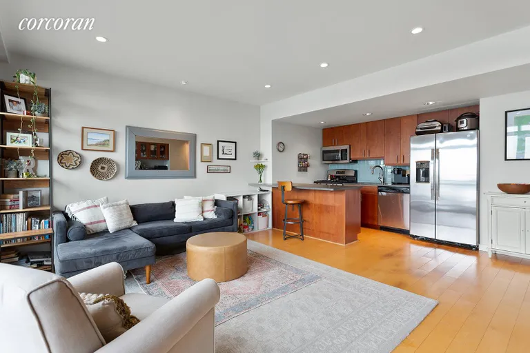 New York City Real Estate | View 20 Tiffany Place | Living Room/Kitchen | View 4