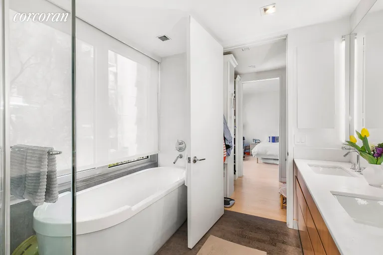 New York City Real Estate | View 447 West 18th Street, 4D | Primary Bathroom | View 7