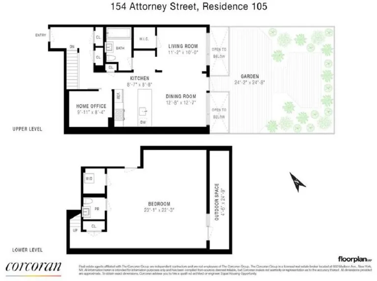154 Attorney Street, 105 | floorplan | View 8