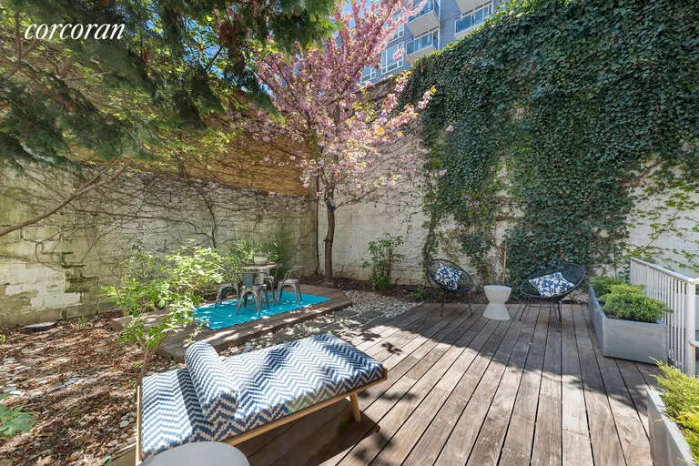 New York City Real Estate | View 154 Attorney Street, 105 | Private Garden | View 7
