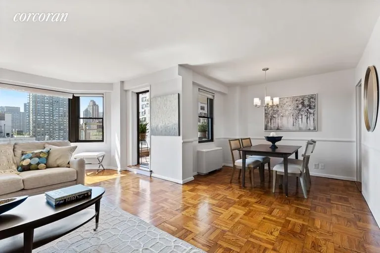 New York City Real Estate | View 175 East 74th Street, 16C | Living Room/Dining Room | View 2