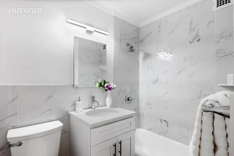 New York City Real Estate | View 400 East 77th Street, 6B | New Renovated Bathroom | View 7