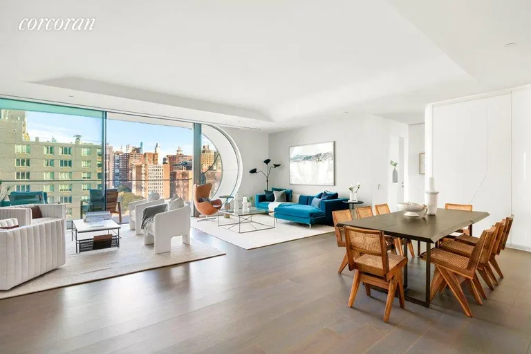 New York City Real Estate | View 520 West 28th Street, 33 | Living Room | View 3