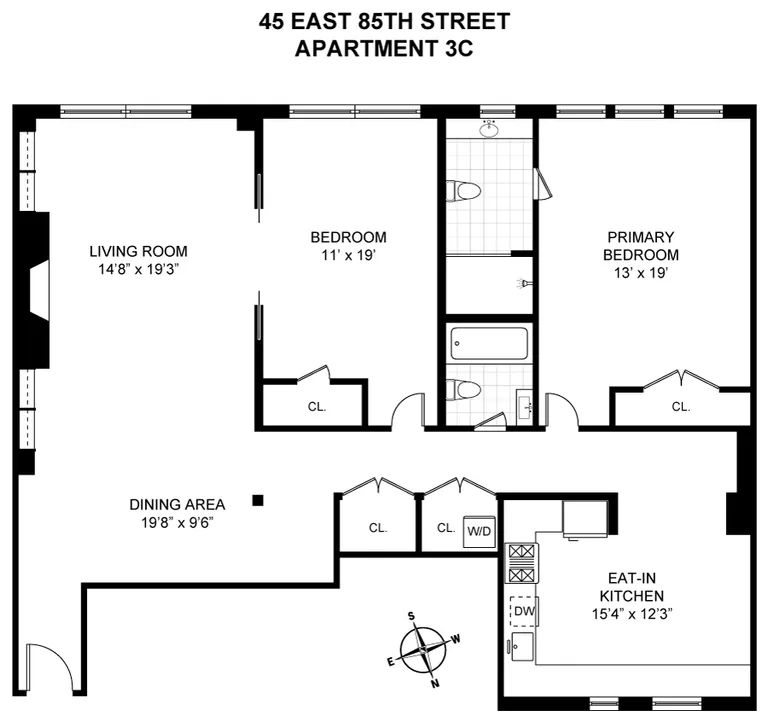 45 East 85th Street, 3C | floorplan | View 15