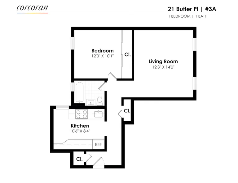 21 Butler Place, 3A | floorplan | View 11