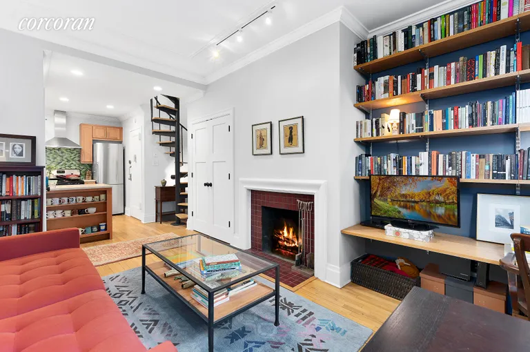 New York City Real Estate | View 443 7th Avenue | Kitchen, powder room, closet and living/dining.  | View 3