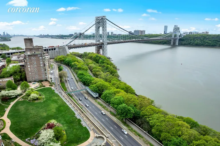 New York City Real Estate | View 160 Cabrini Boulevard, 26 | View over Gardens from Roof-deck | View 16