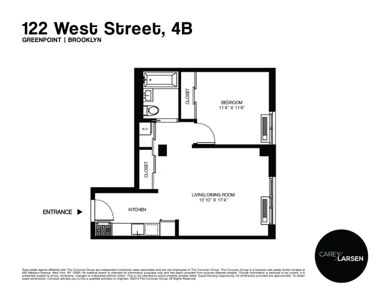122 West Street , 4b | floorplan | View 7