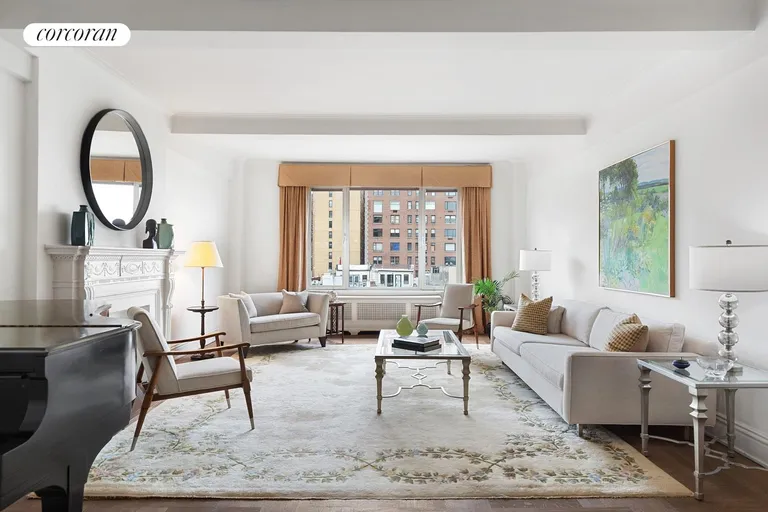 New York City Real Estate | View 50 Riverside Drive, 9A | GRAND LIVING ROOM | View 2