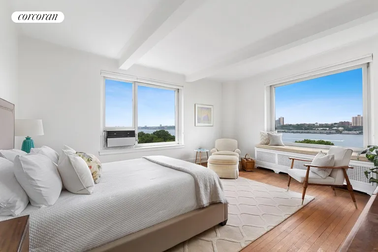 New York City Real Estate | View 50 Riverside Drive, 9A | CORNER PRINCIPAL BEDROOM | View 10