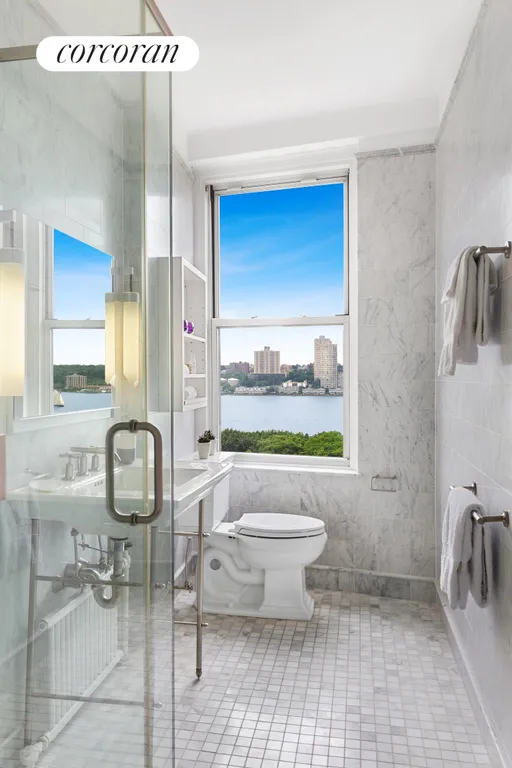 New York City Real Estate | View 50 Riverside Drive, 9A | RENOVATED BATH WITH RIVER VIEWS | View 18