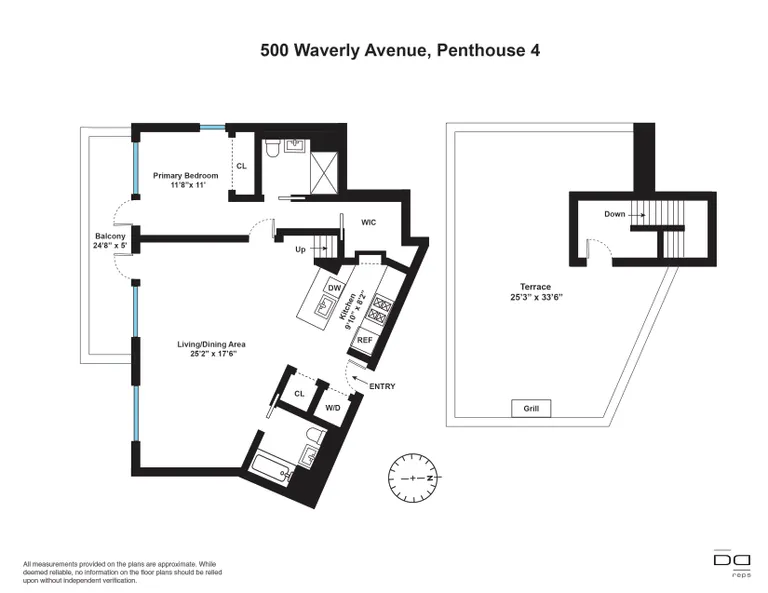 500 Waverly Avenue, PH4 | floorplan | View 13