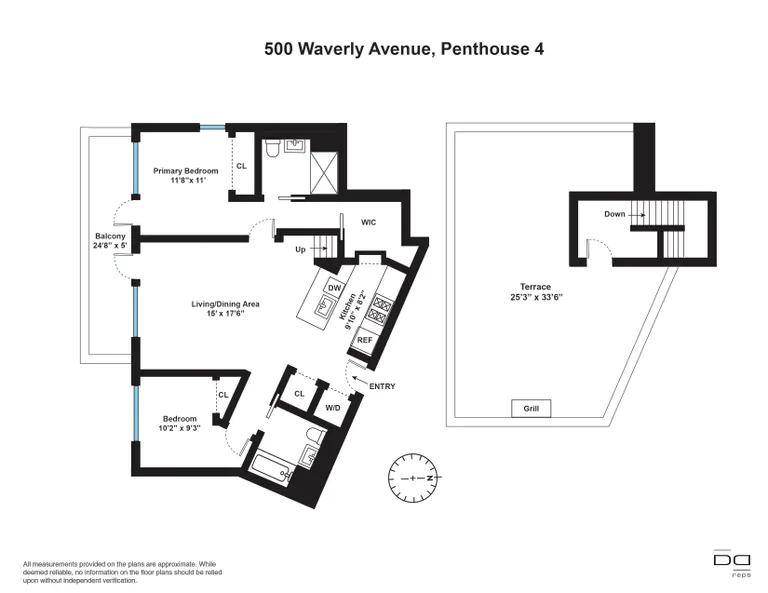 500 Waverly Avenue, PH4 | floorplan | View 14
