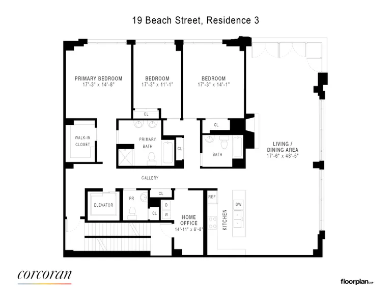 19 Beach Street, 3 | floorplan | View 13