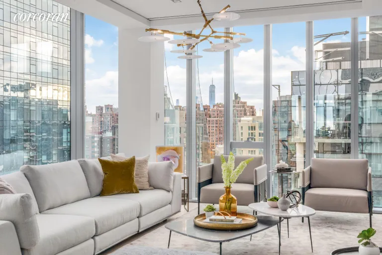 New York City Real Estate | View 515 West 29th Street, 9 | Living Room | View 2