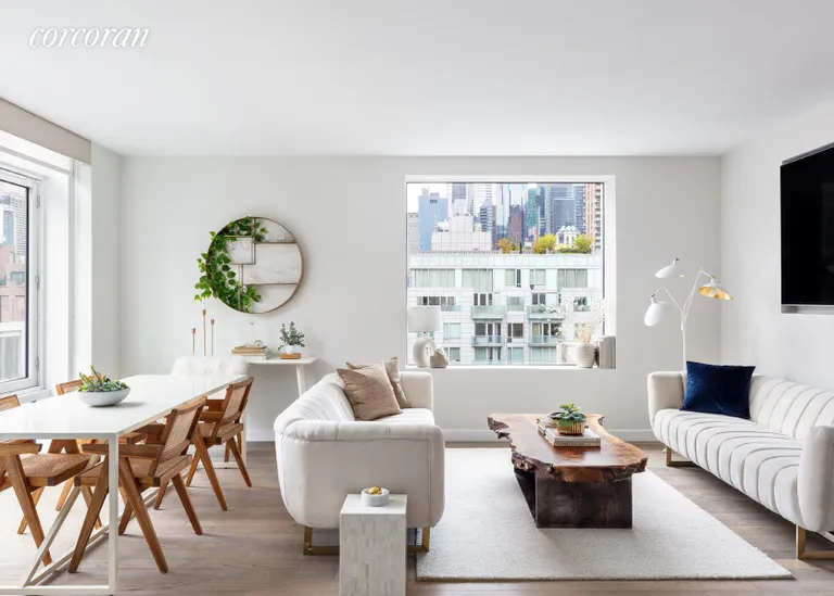 New York City Real Estate | View 505 West 43rd Street, 4S | Living Room | View 2