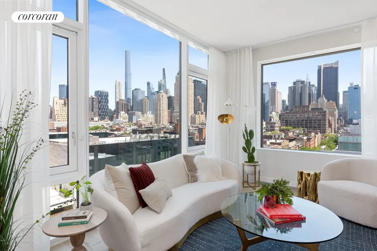 New York City Real Estate | View 505 West 43rd Street, 7F | Living Room | View 3