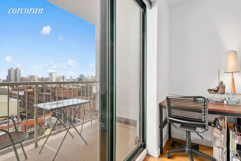 New York City Real Estate | View 2098 Frederick Douglass Boulevard, 10O | Balcony and Reading Nook | View 2