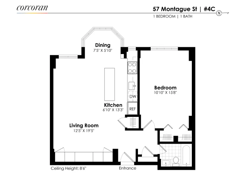 57 Montague Street, 4C | floorplan | View 9