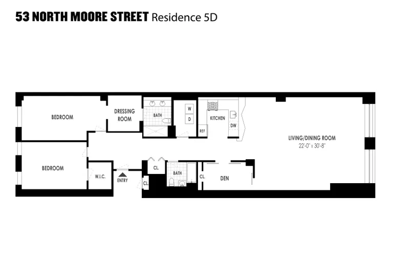 53 North Moore Street, 5D | floorplan | View 11