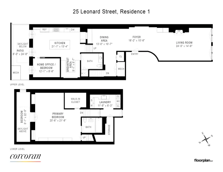25 Leonard Street, 1 | floorplan | View 17