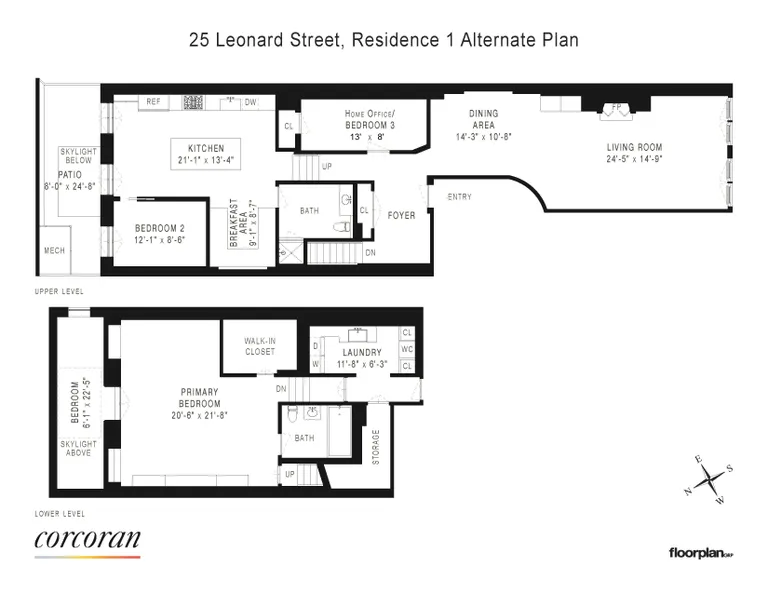 25 Leonard Street, 1 | floorplan | View 18
