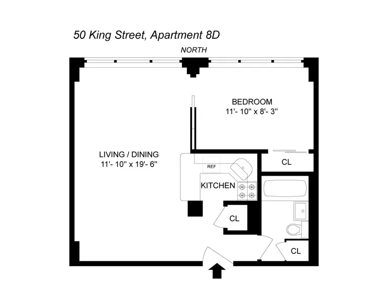 50 King Street, 8D | floorplan | View 7
