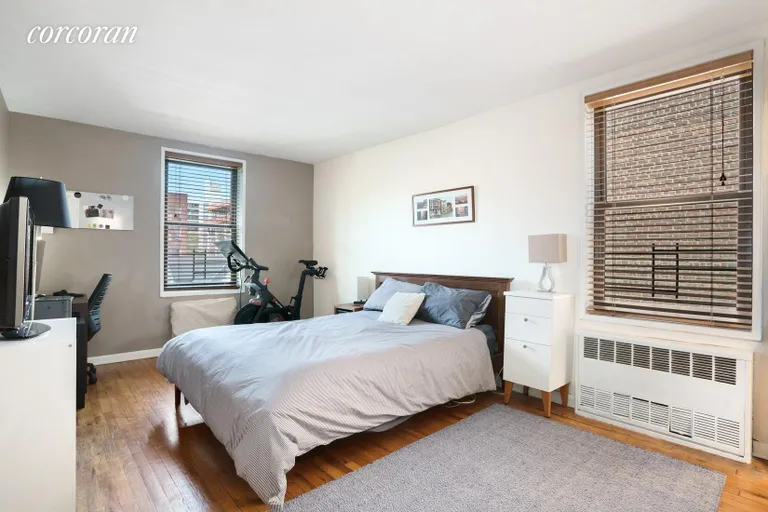 New York City Real Estate | View 515 East 7th Street, 4N | Master Bedroom wi/Corner Exposures | View 5