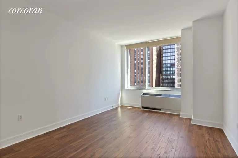 New York City Real Estate | View 30 West Street, 12D | Oversized Primary Bedroom | View 6