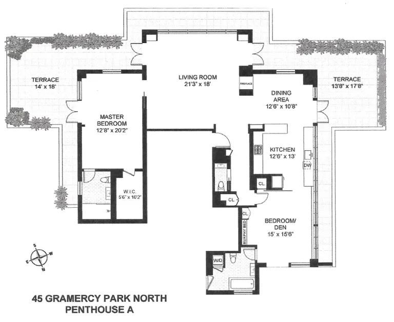 45 Gramercy Park North, PH | floorplan | View 8