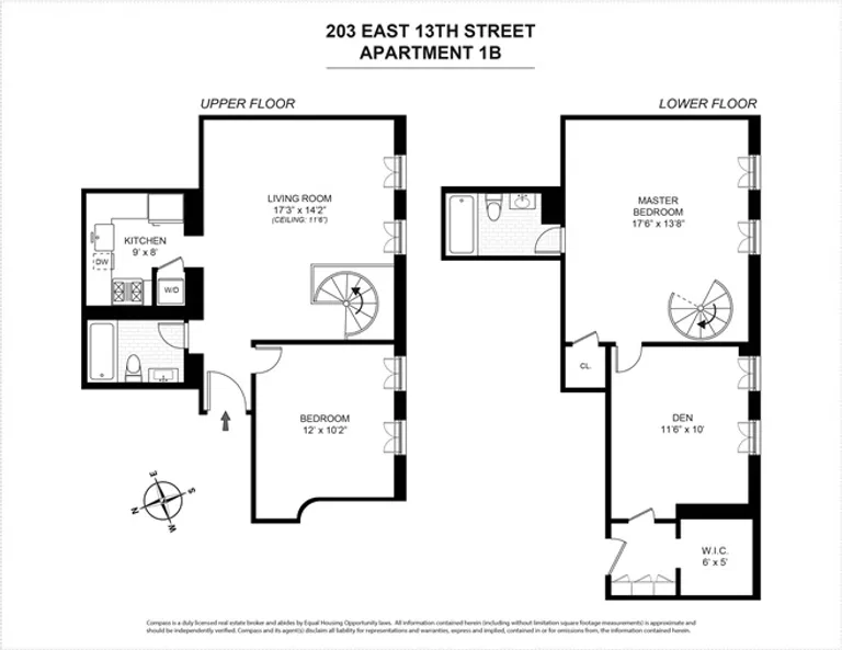 203 East 13th Street, 1B | floorplan | View 10