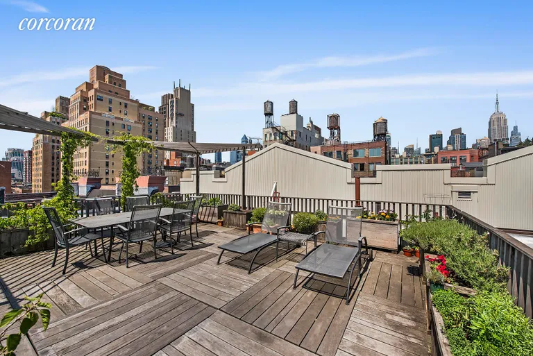New York City Real Estate | View 130 West 16th Street, 1 | Roof Deck | View 6
