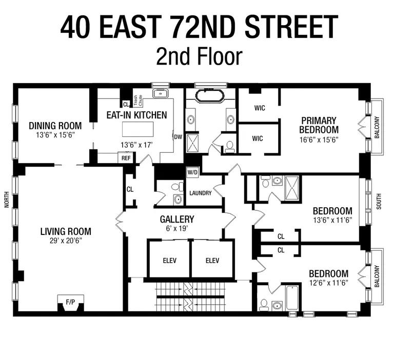 40 East 72Nd Street, 2 | floorplan | View 11