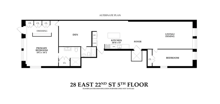 28 East 22Nd Street, 5 | floorplan | View 13