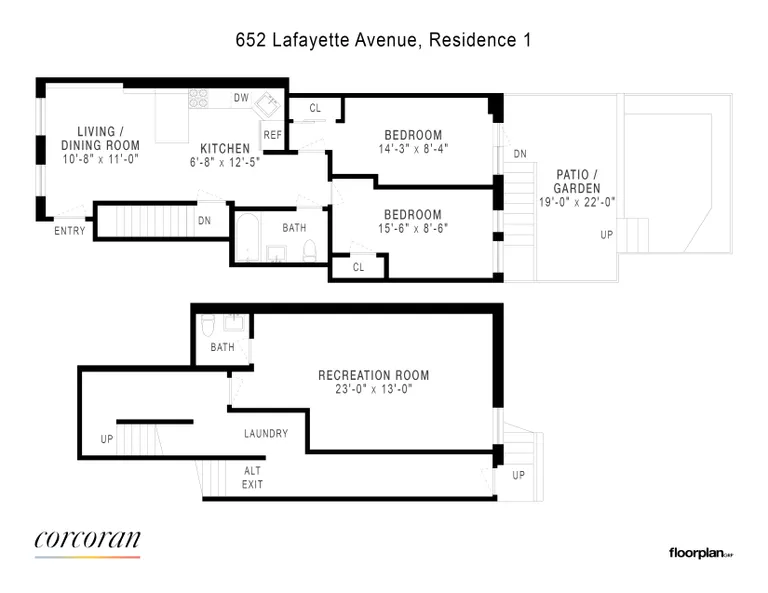 652 Lafayette Avenue, 1 | floorplan | View 10