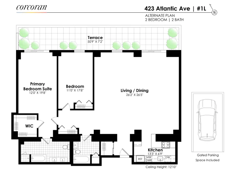 423 Atlantic Avenue, 1L | floorplan | View 11