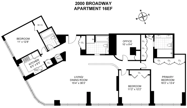 2000 Broadway, 16EF | floorplan | View 13