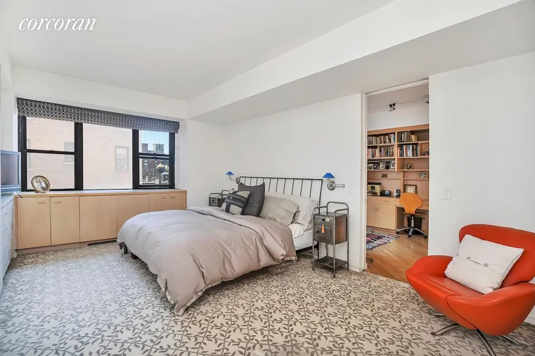 New York City Real Estate | View 165 East 72Nd Street, 16E | Large west facing primary bedroom | View 6