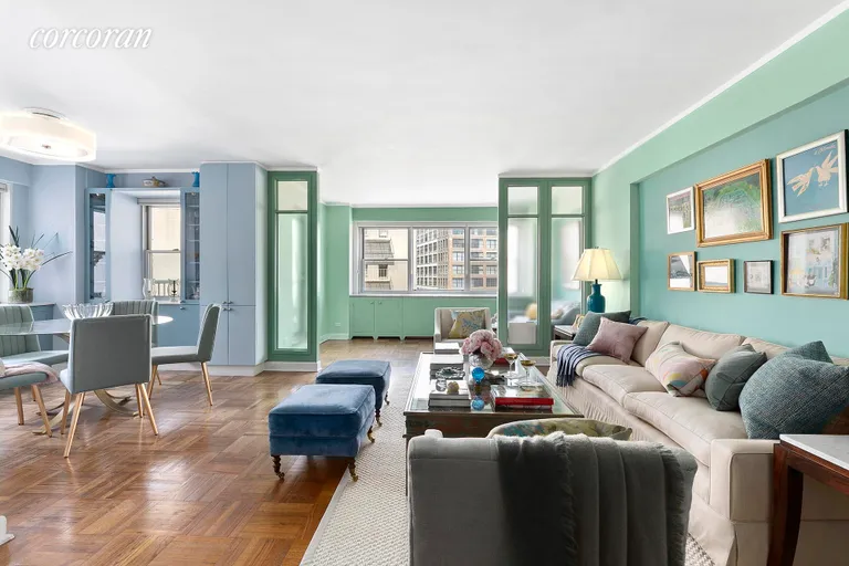 New York City Real Estate | View 70 East 10th Street, 11F | Living Room | View 12