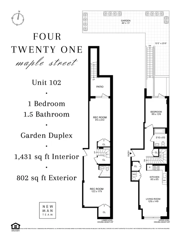 421 Maple Street, 102 | floorplan | View 12