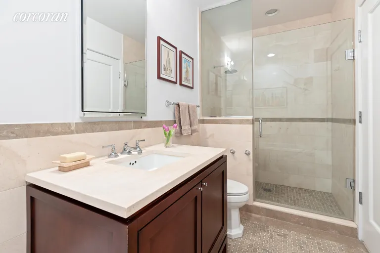 New York City Real Estate | View 1 Hanson Place, 25E | shower | View 5