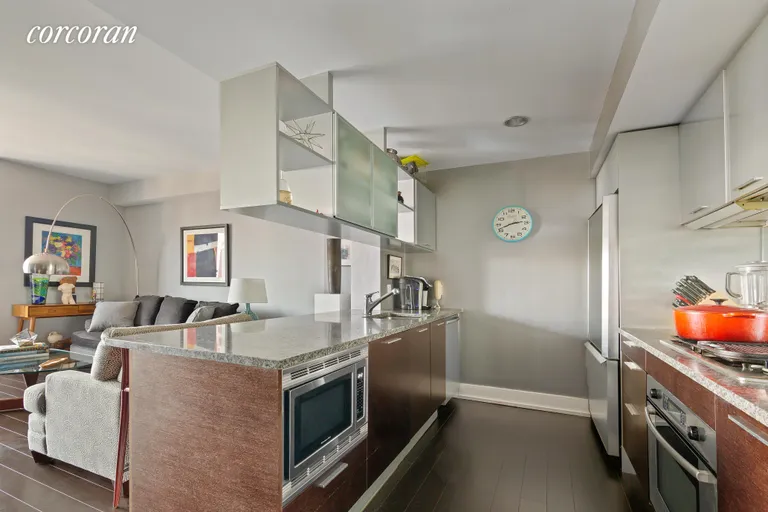 New York City Real Estate | View 350 West 42Nd Street, 35F | Kitchen | View 2