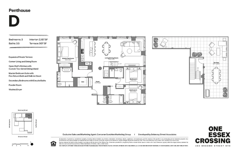 202 Broome Street, PHD | floorplan | View 8