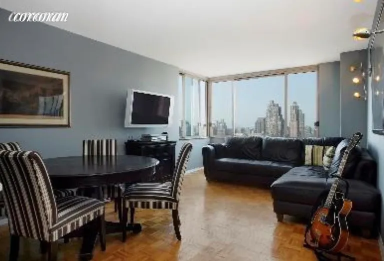 New York City Real Estate | View 350 West 50th Street, 33G | 1 Bed, 1 Bath | View 1